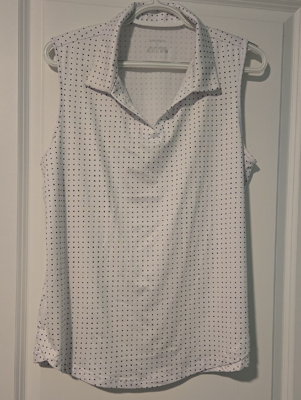 Ladies Collared Sleeveless Polo